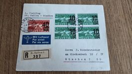 1937 1. Postflug St.Gallen - München RF 37.2a befS 600