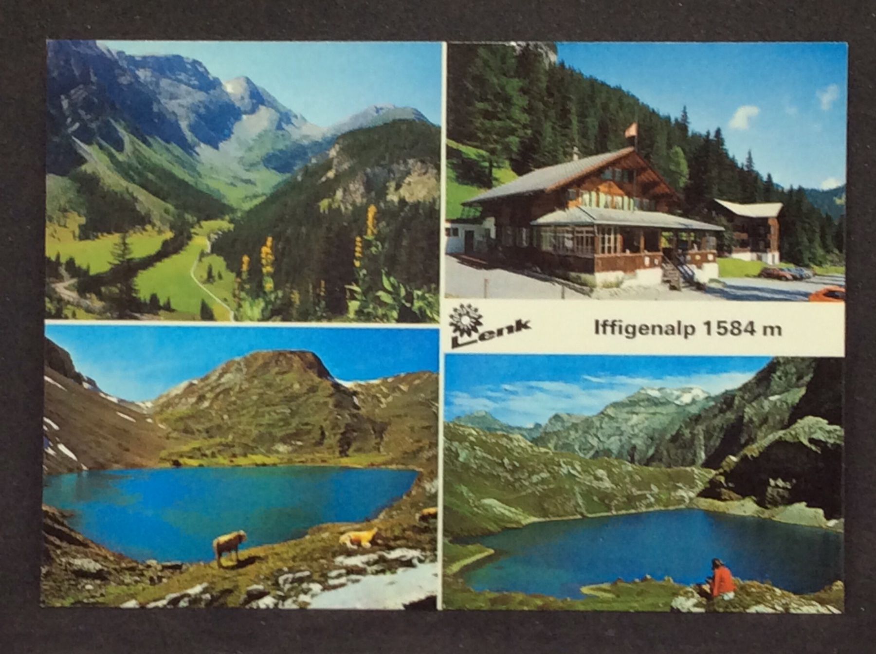 Cartoline postali: Lenk, Iffigenalp 1584m – Usato da Widnau venduto da Brusi9