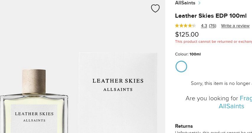 Profumi & Eau de Toilette: 5 x 100 ml EdP AllSaints – Usato da Collonges venduto da arashee 8