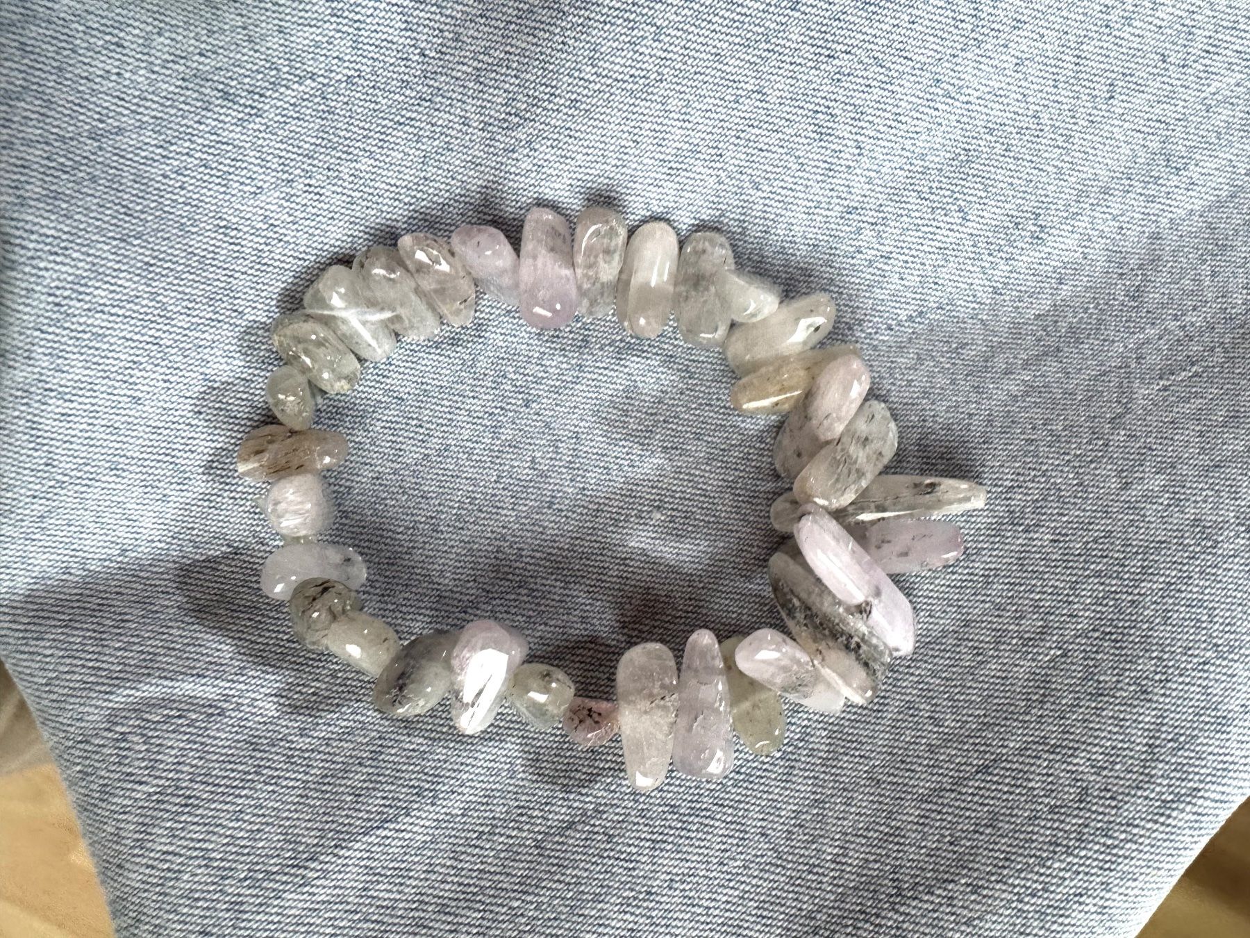 Bracelets: Kunzite  Armband.   elast    TOP!!!    exclusiv   modern – Neuf avec emballage d'origine à Leuggern par gemshow 4