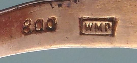 Anelli: Ring 800 Silber mit synthetischen Steinchen vor 1988 – Usato da Muri AG venduto da silvermouse007 3