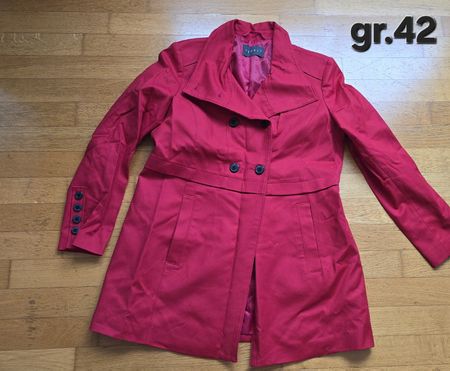 Kurzmantel Esprit rot Zweireiher Grösse 42 Neu