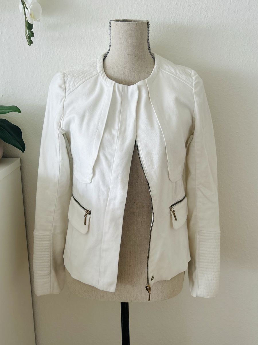 Jacken: Veste blanche printemps-été, T.S-M – Gebraucht aus Carouge GE von Emilynette 6