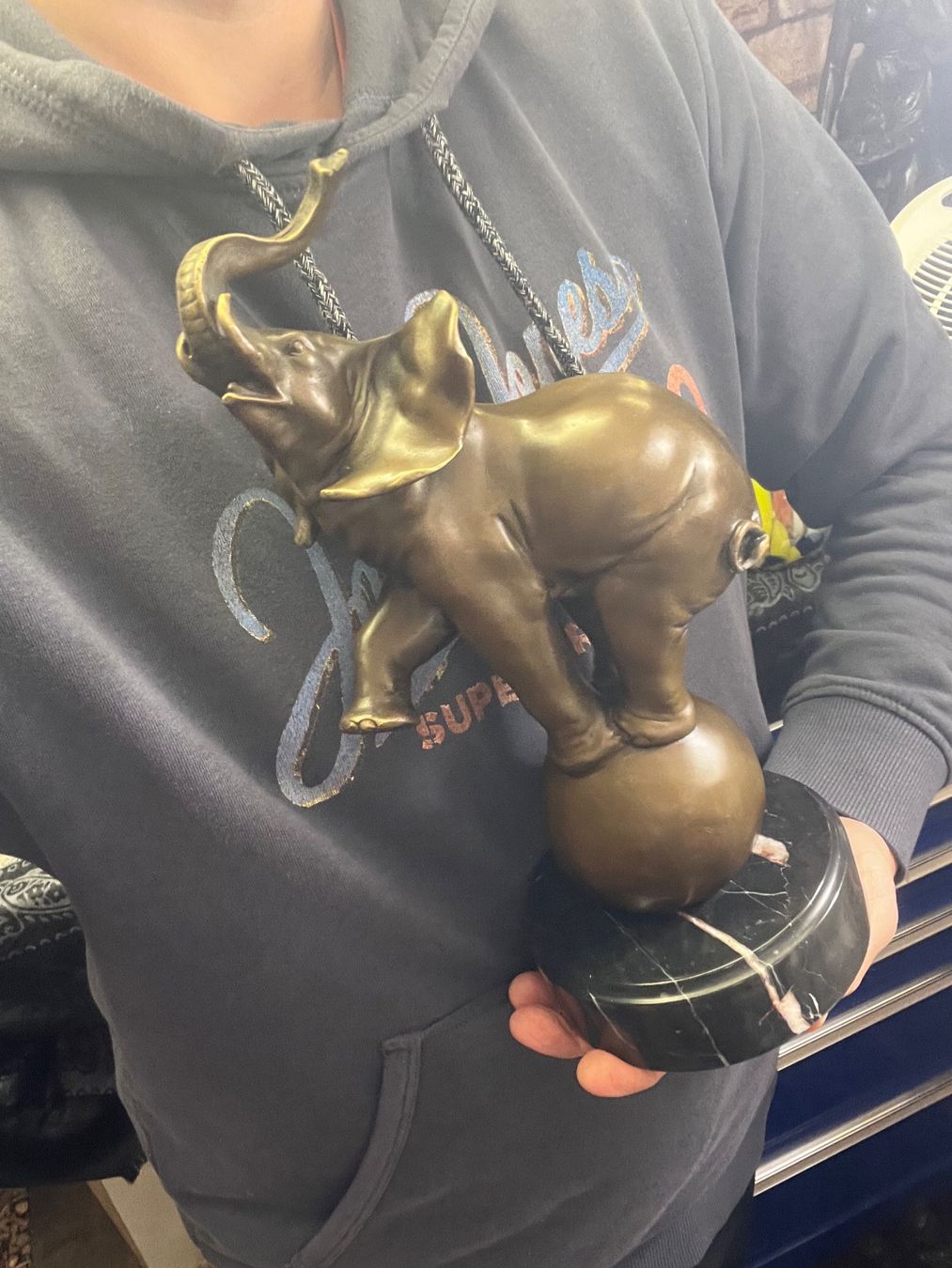 Sculture & Statue: Massive Elefant Bronzefigur Top Qualitativ – Usato da Oberengstringen venduto da Cici7 6