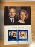 Liechtenstein Silberhochzeit 1967-1992 Sonderblock Rarität