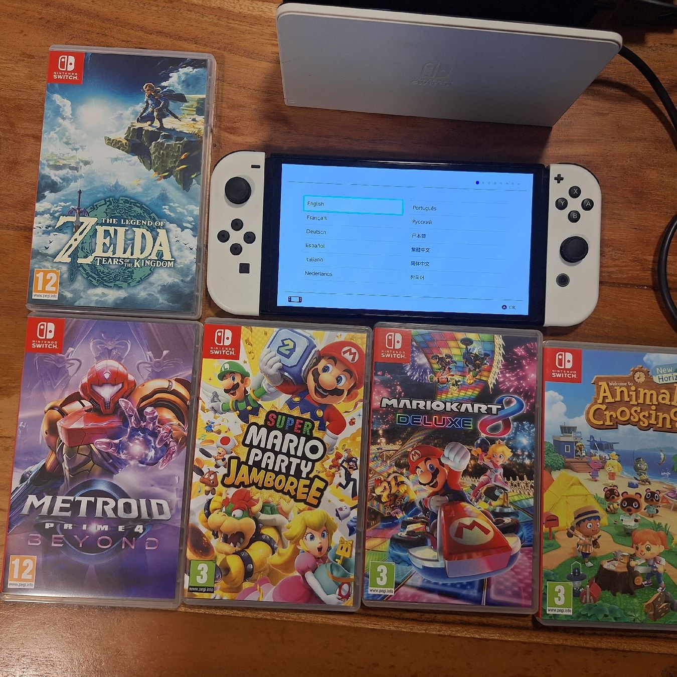 Nintendo Konsolen: Nintemdo Switch OLED + 6 Games – Gebraucht aus Neuheim von xxSkironxx 2