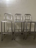 Emeco - 1006 Navi Hochstuhl / Barstool brushed aluminium