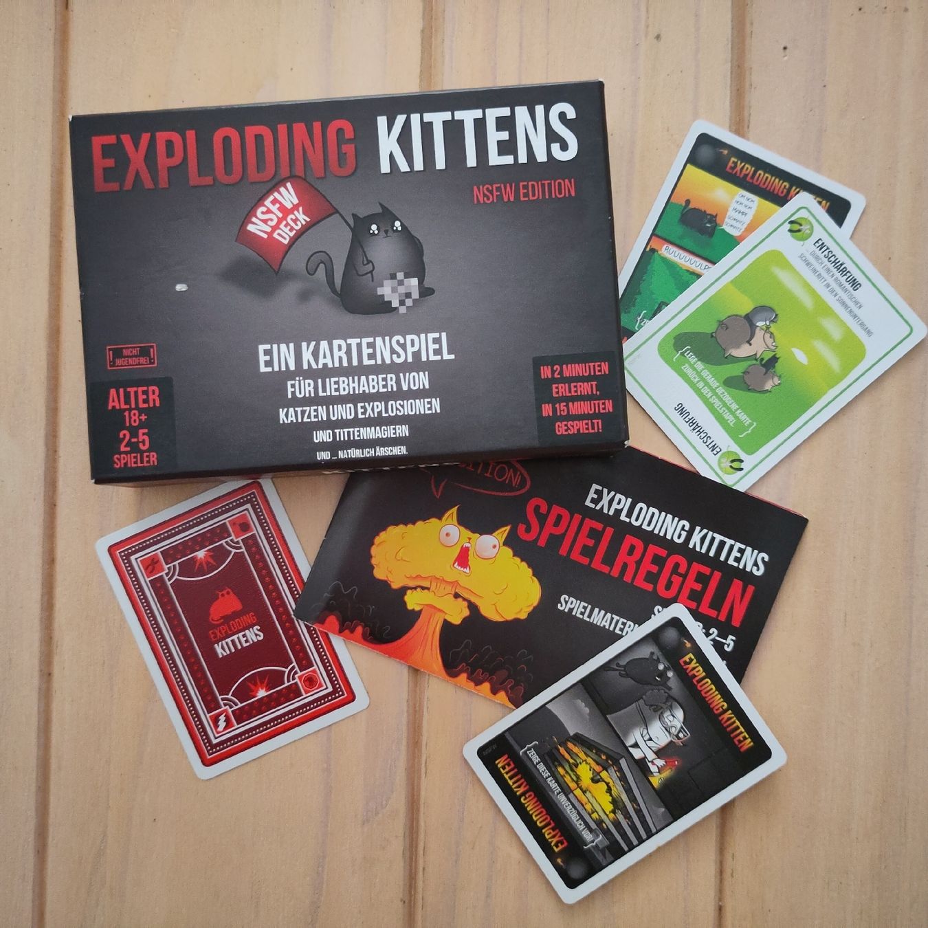 Spiele: Exploding Kittens – NSFW Edition – Gebraucht aus Romanshorn von SuperRetro64 1