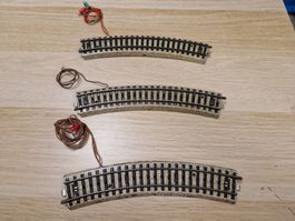 Märklin 3 x 5103 Anschlußgleis M H0 (1)
