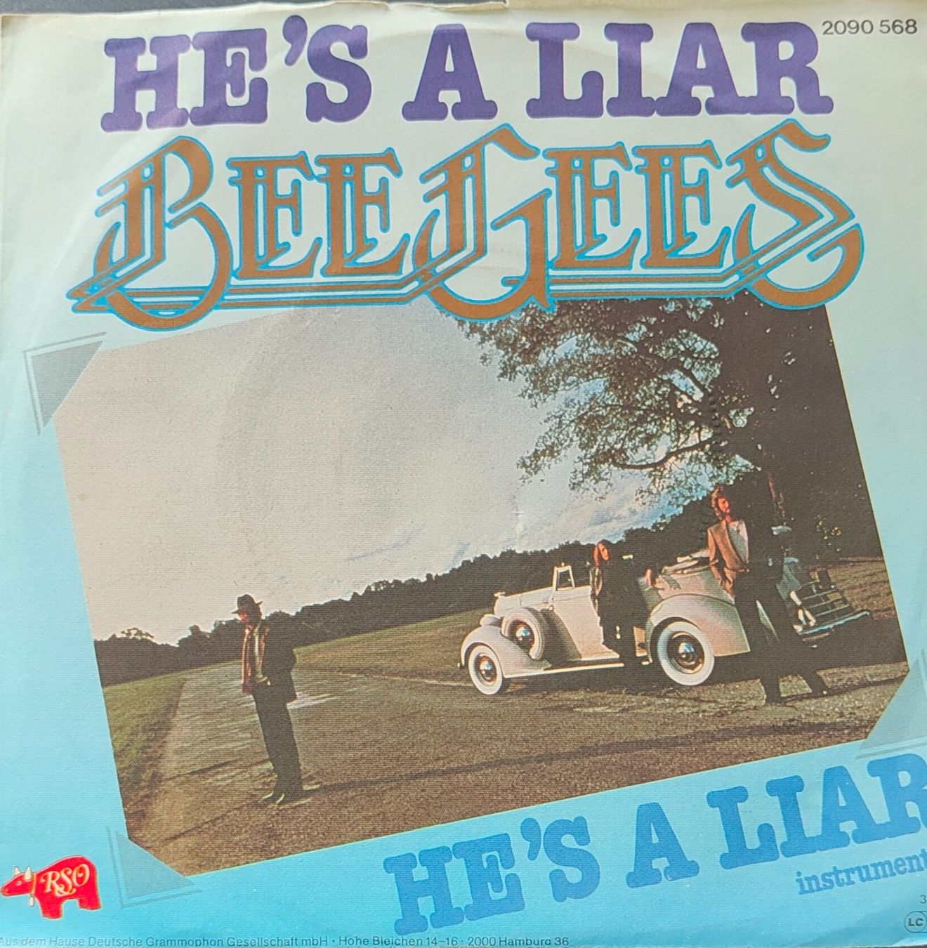 Dischi in vinile: Vinyl-Single Bee Gees - He's A Liar – Usato da Langenthal venduto da Modo39
