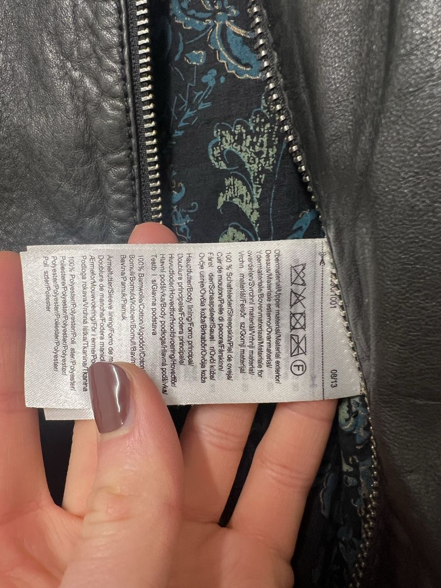 Vestes: Lederjacke Grösse 34 Echtleder – Neuf (Voir description) à Zürich par sellingmystuff1 6