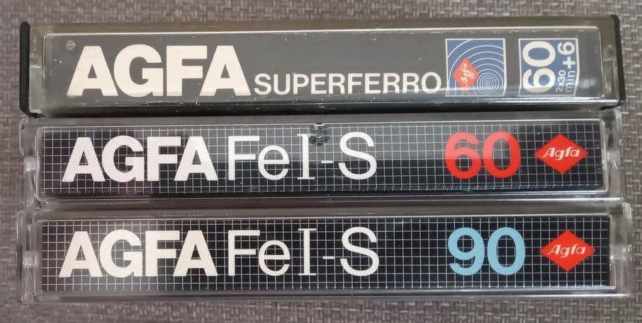 Cassette Audio Agfa Fe I-S 90 Superferro HDX – Neuve Sous Blister