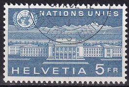 Vereinte Nationen ONU (D VII) Nr. 33 ET Halbmondstempel