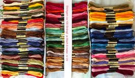 100 x Garn Stickgarn Armbändeli Knüpfen Basteln gratis Nadel