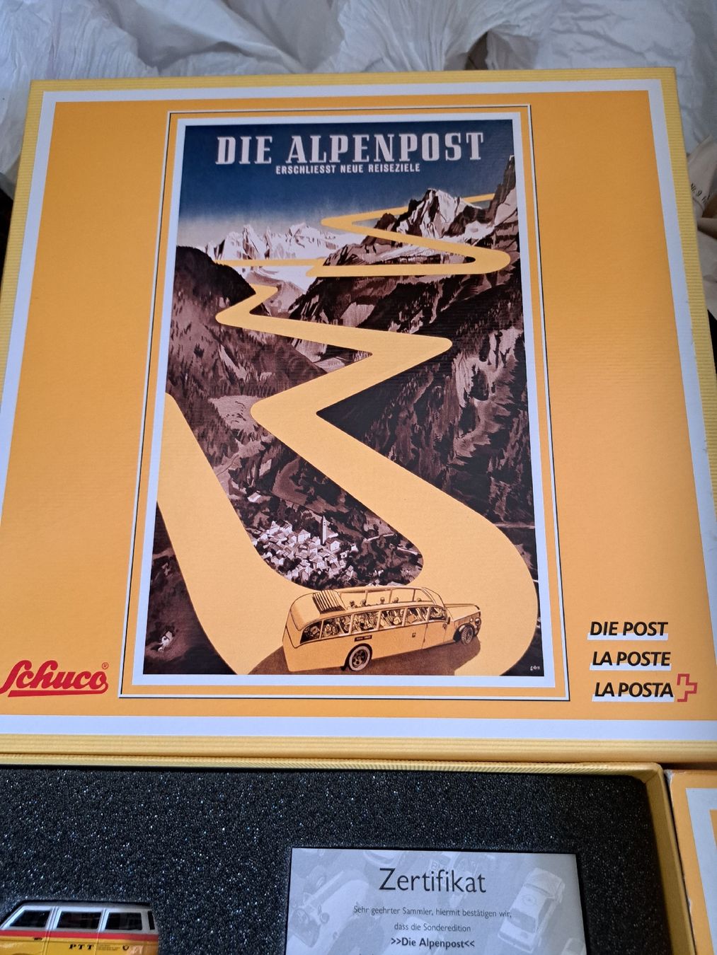 Schuco Modellautos: Schuco Alpenpost Sonderedition 3er Set limitiert  – Neu und originalverpackt aus Grossdietwil von hufi10 1