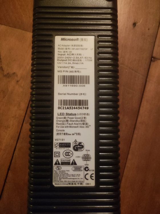 Original Xbox Power Supply Kaufen auf Ricardo