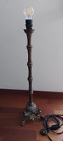 Lampenfuss metall - messing - neu verkabelt