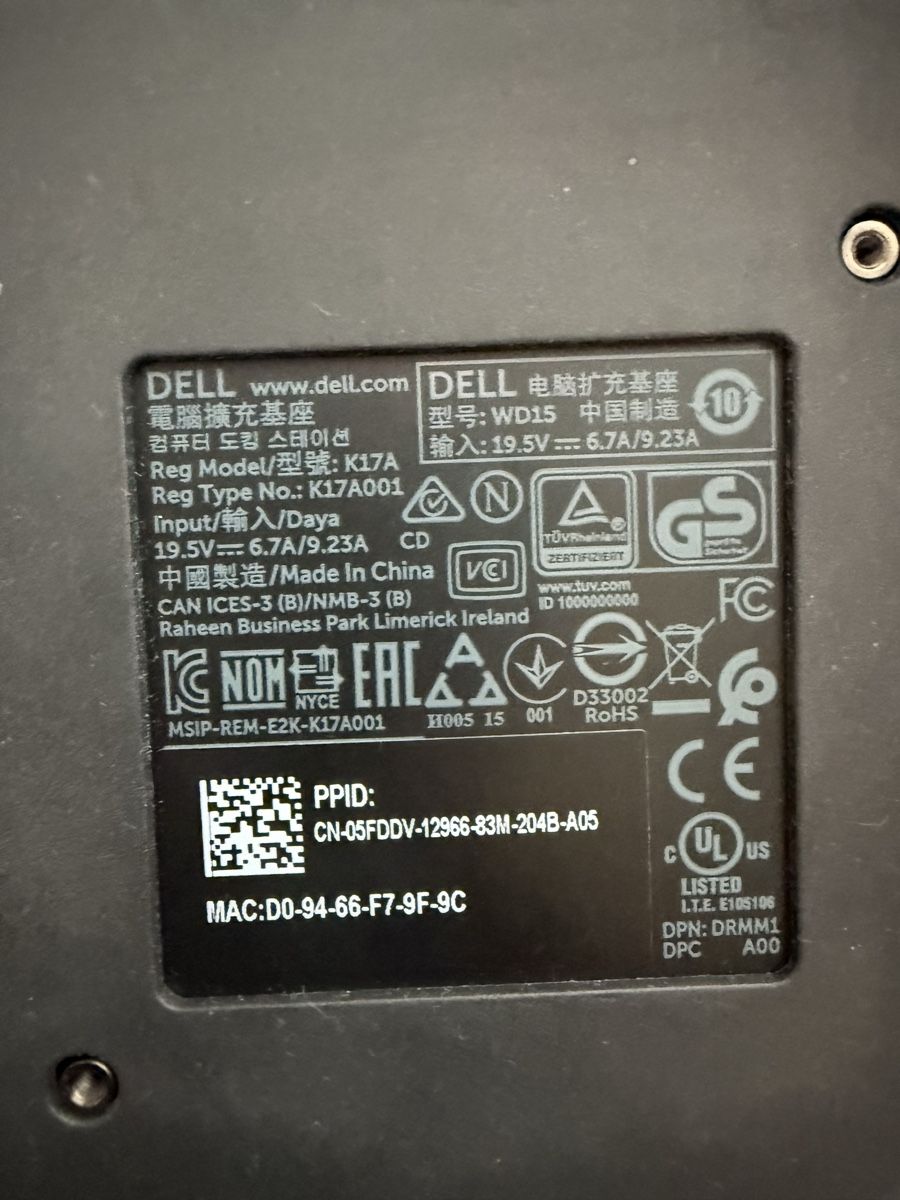 Dell Docking station: Dell WD15 Dockingstation – Usato da Boswil venduto da Tamara_Vanessa92 3