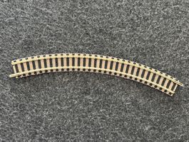 Fleischmann 9120 Gleis R1 45° Alte Farben Hellgrau