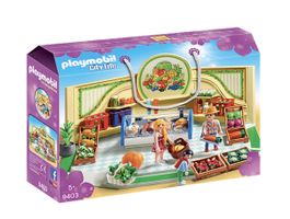 Playmobil 9403 City Life Marktstand guter Zustand