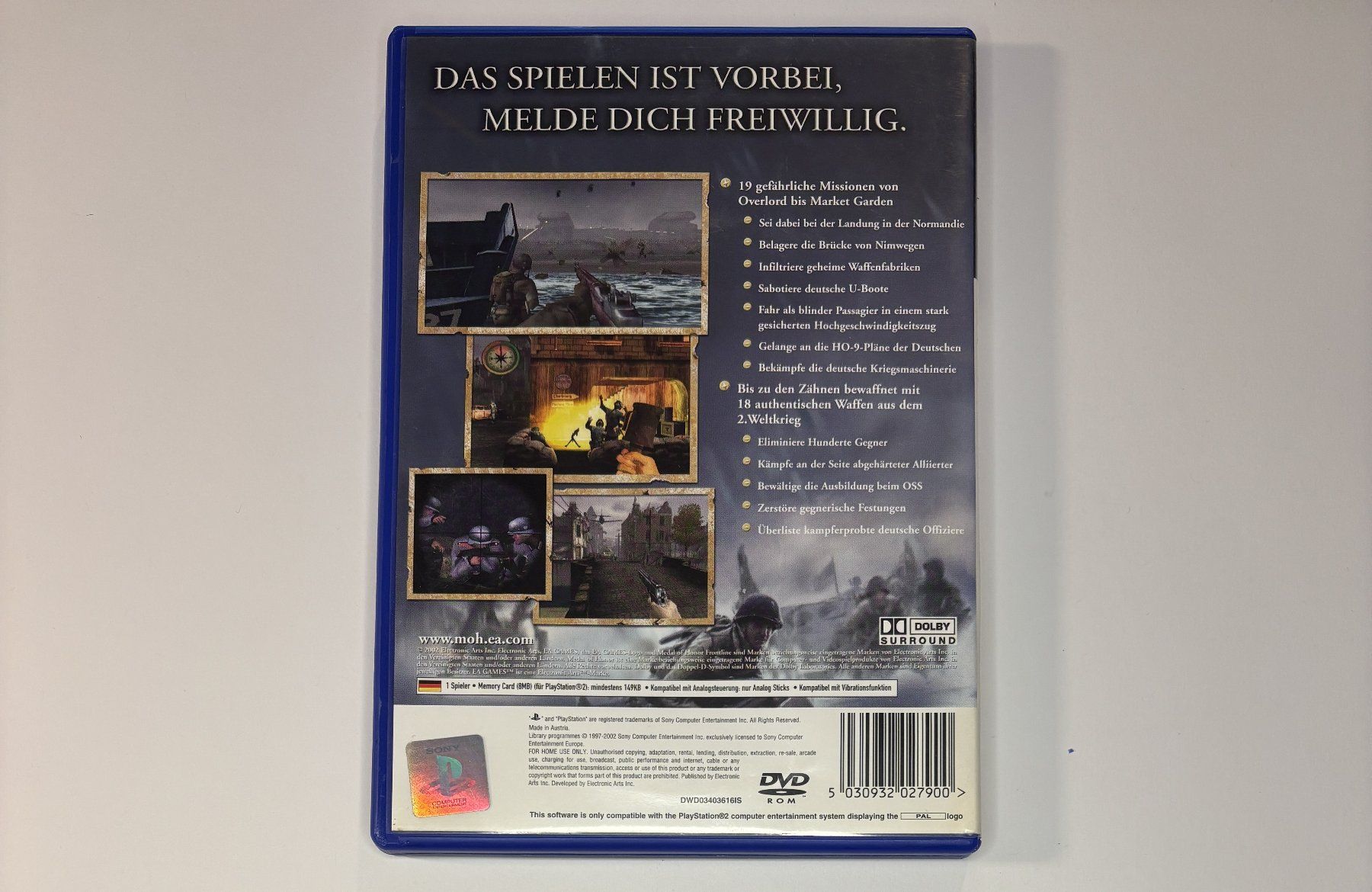 Spiele: PS2 - Medal of Honor: Frontline – Gebraucht aus Allschwil von Bullach 2