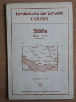 Landeskarte 1:25000 – 1112 Stäfa