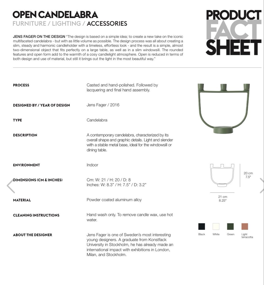 Portacandele: Designer Kerzenständer Neu Weiss / designer candlestick – Nuovo (secondo la descrizione) da Kilchberg ZH venduto da flami02 2