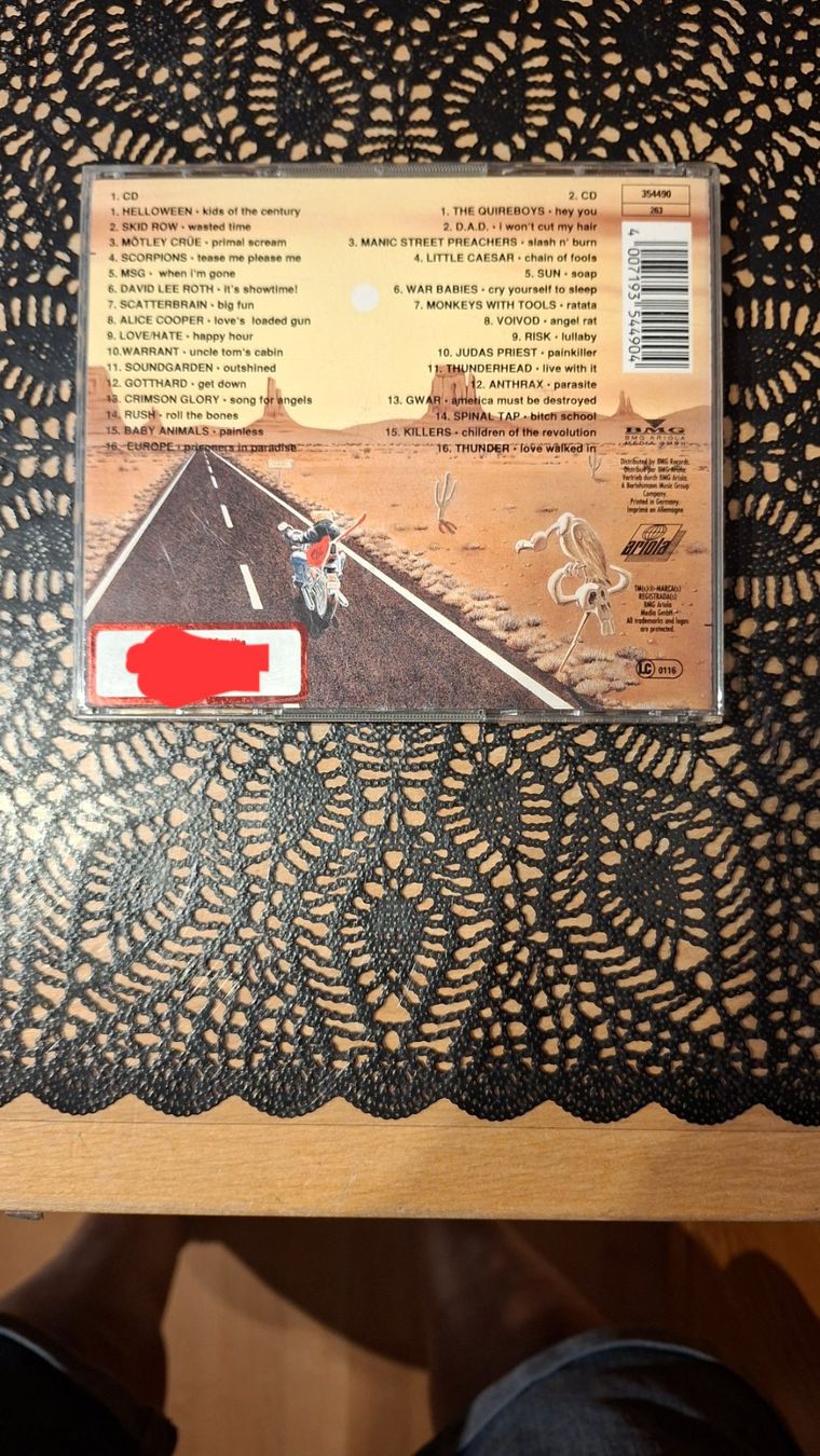 CD: Hard 'N Heavy '92, Hard Rock Compilation 2CD Sampler 1992 – Usato da Schönenberg TG venduto da Gregolino76 1