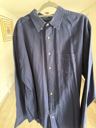 Chemise Gant bleue marine, taille XL