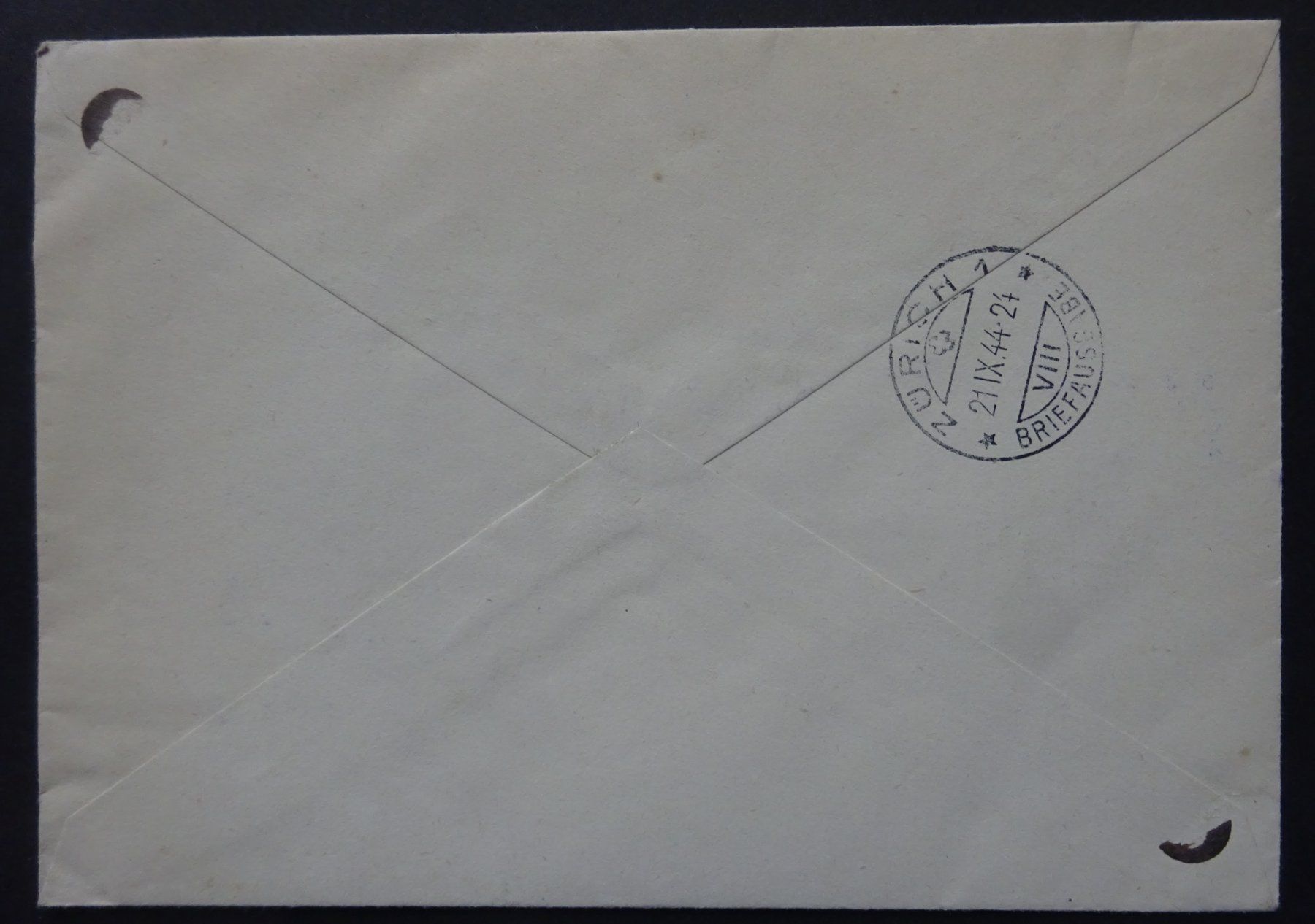 Tous les timbres: Luftpost Zürich - Genf 20.IX.44 – D'occasion à Watt par Oo2rup5 1