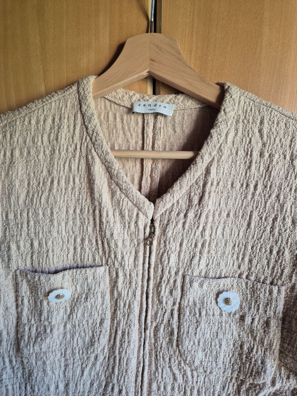 Sandro Vestiti: Sandro Beige Midi/Mini Dress – Nuovo (secondo la descrizione) da Pfeffingen venduto da Elegant_trend 4