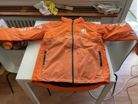 Just Eat Winterjacke, Orange, Grösse M - Neuware