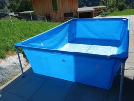 Wehncke Stahlrahmen Pool 258 x 179 x 66 cm