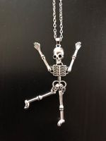 Amulett /Anhänger Skeleton ( für Halloween oder Fasnacht)