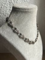 Vintage Halskette aus Silber  "LEAVE" (38-42cm)