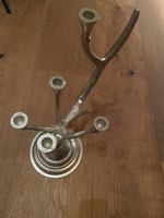 Kerzenhalter Geweih silberfarben – für 5 Spitzkerzen