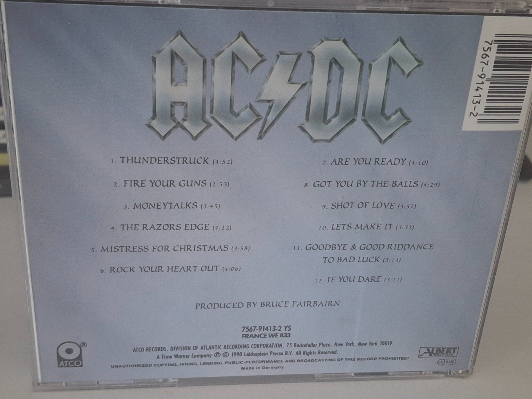CDs: CD AC/DC - The Razors Edge – Gebraucht aus Aarberg von Jackup1 1