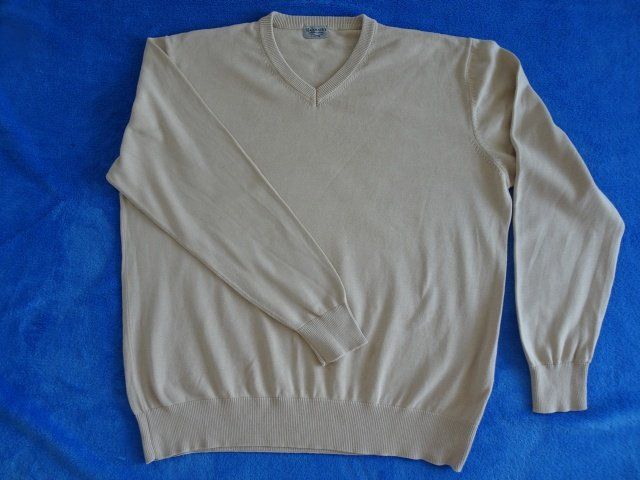 Maglioni & Felpe: Strickpullover Herren beige, Gr.52-54, 100% Baumwolle – Usato da Berikon venduto da Splendida43 1
