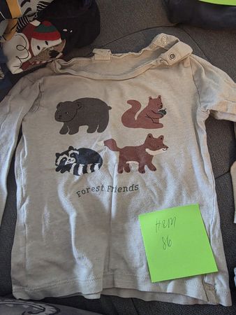 H&M Baby Pullover Gr. 86 "Forest Friends" Top Zustand!