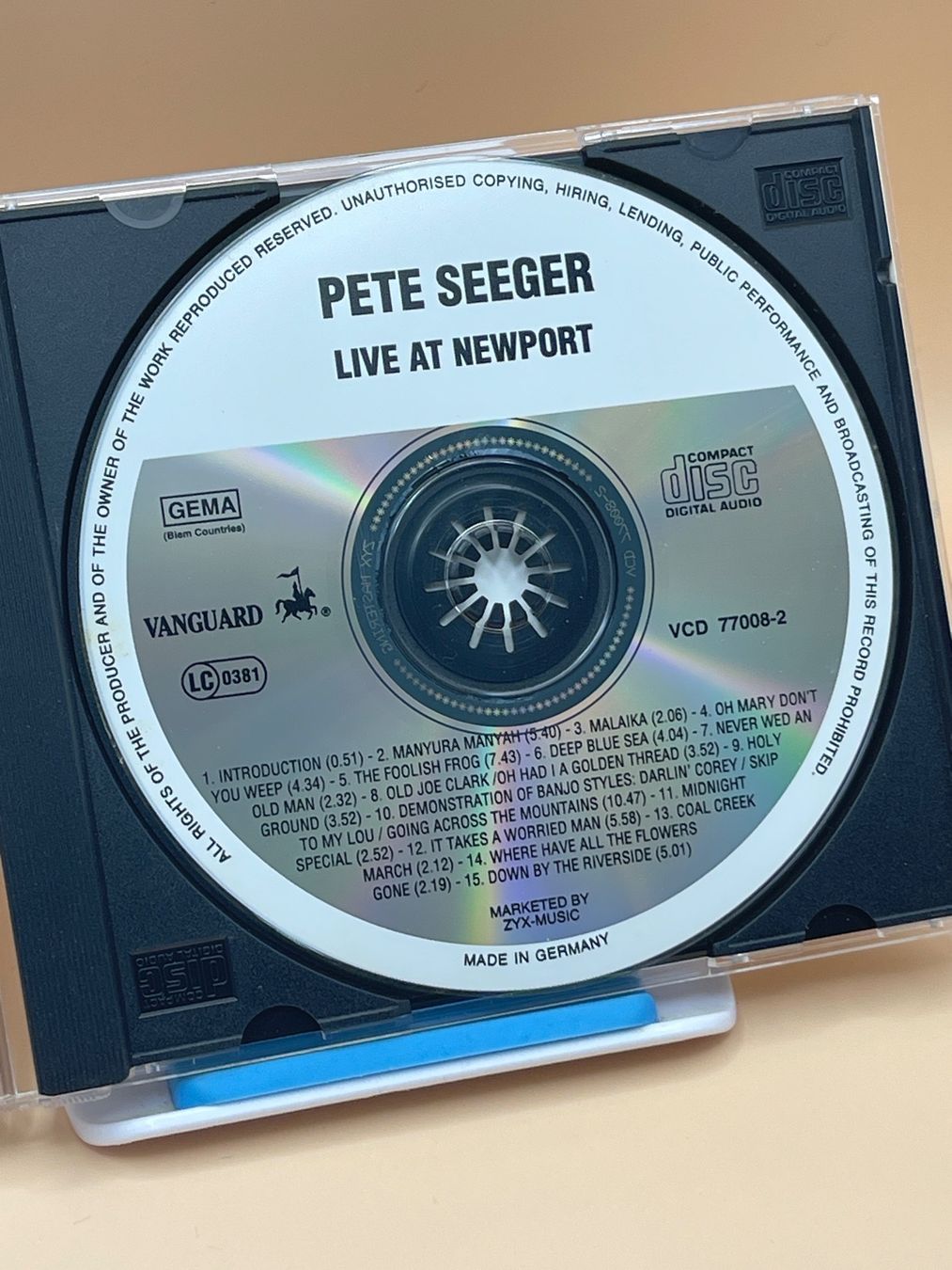 CD: Pete Seeger - Live at Newport – Usato da Rüti ZH venduto da alumedien 2