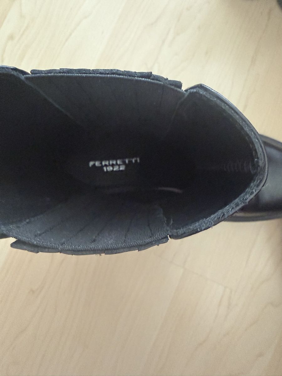 Scarpe da donna: Ferretti Leder Stiefeln, neu, Grösse 39 – Nuovo (secondo la descrizione) da Zürich venduto da Ricarda044