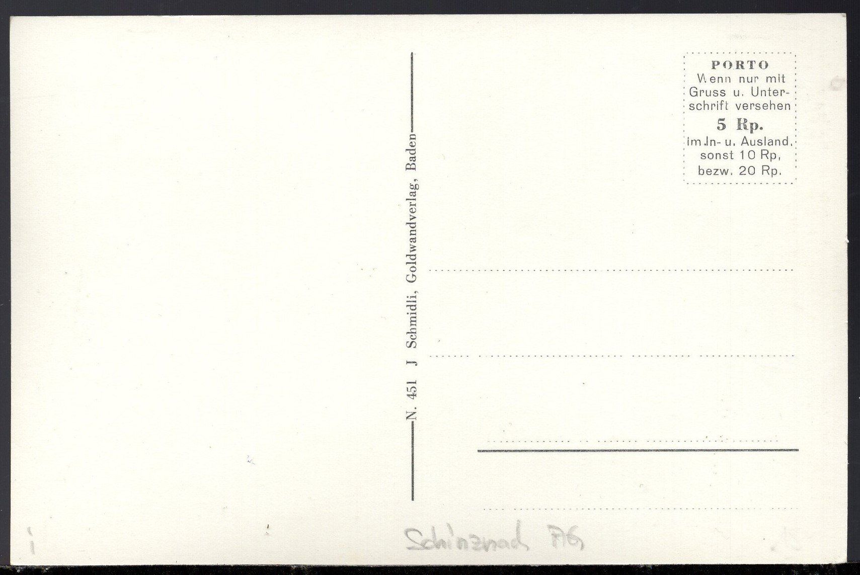 Cartoline postali: Schinznach - Bad  Partie an der Aare – Usato da Aarau venduto da kufi44 1