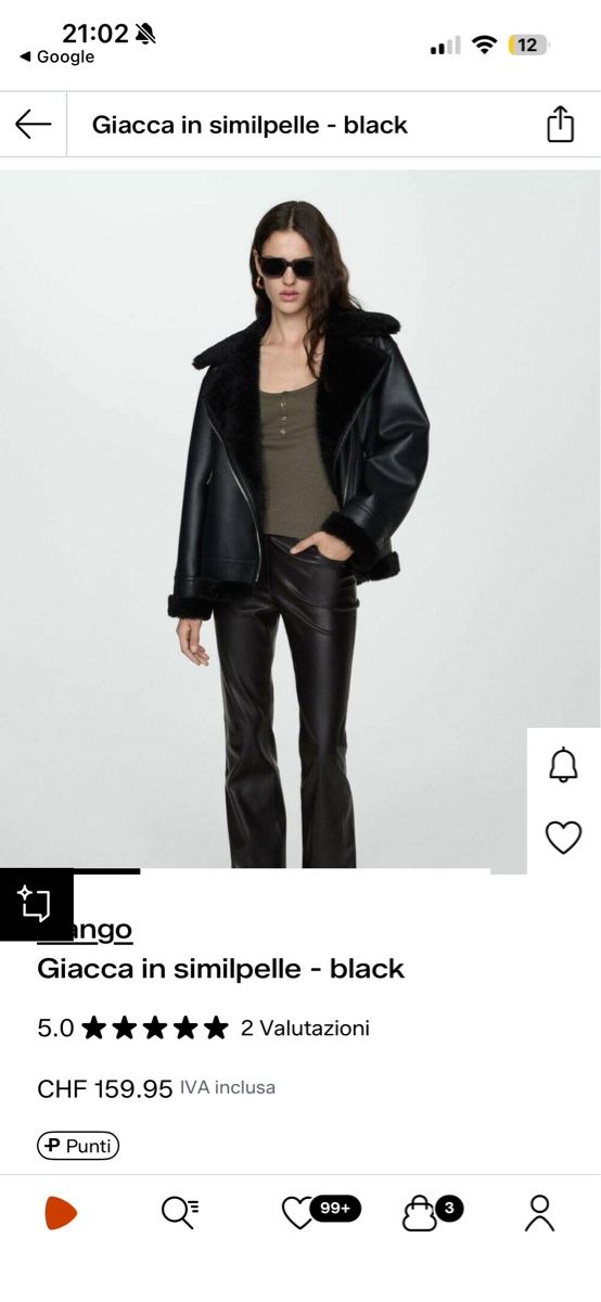Mango Giacche: Giubbotto similpelle Mango - M – Nuovo (secondo la descrizione) da Faido venduto da sof_6jgl 7
