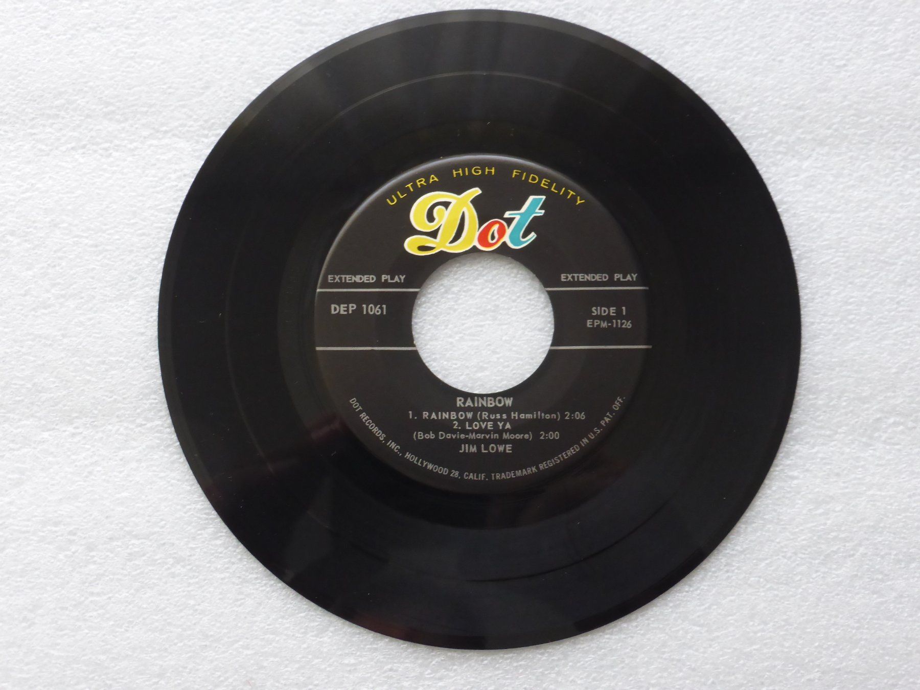 Vinyles: Vinyl Single   EP  JIM LOWE – D'occasion à Küssnacht am Rigi par Mondkinder 1