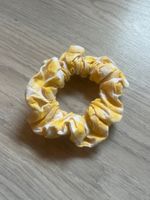 Chouchou jaune à carreaux