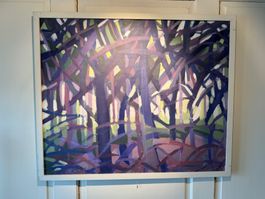 Roland André Guignard Oelemälde Waldmotiv Aarau (1917-2004)