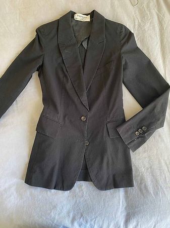 Yves Saint-Laurent veste chic noire exceptionnelle XXS