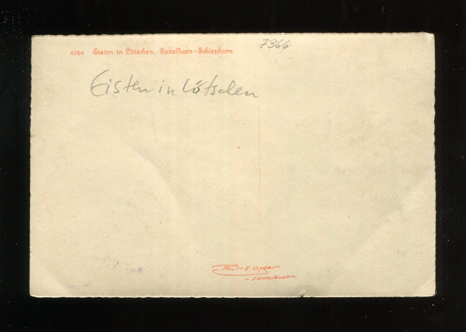 Ansichtskarten: Eisten, Lötschental – Gebraucht aus Aarau von Elmaar41 1