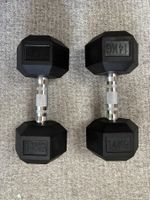 Hex Hanteln 2 x 14 kg gummiert neu