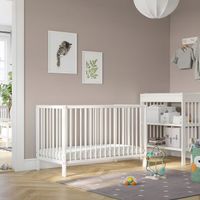 IKEA Babybett mit Bettwäsche (ohne Matratze)